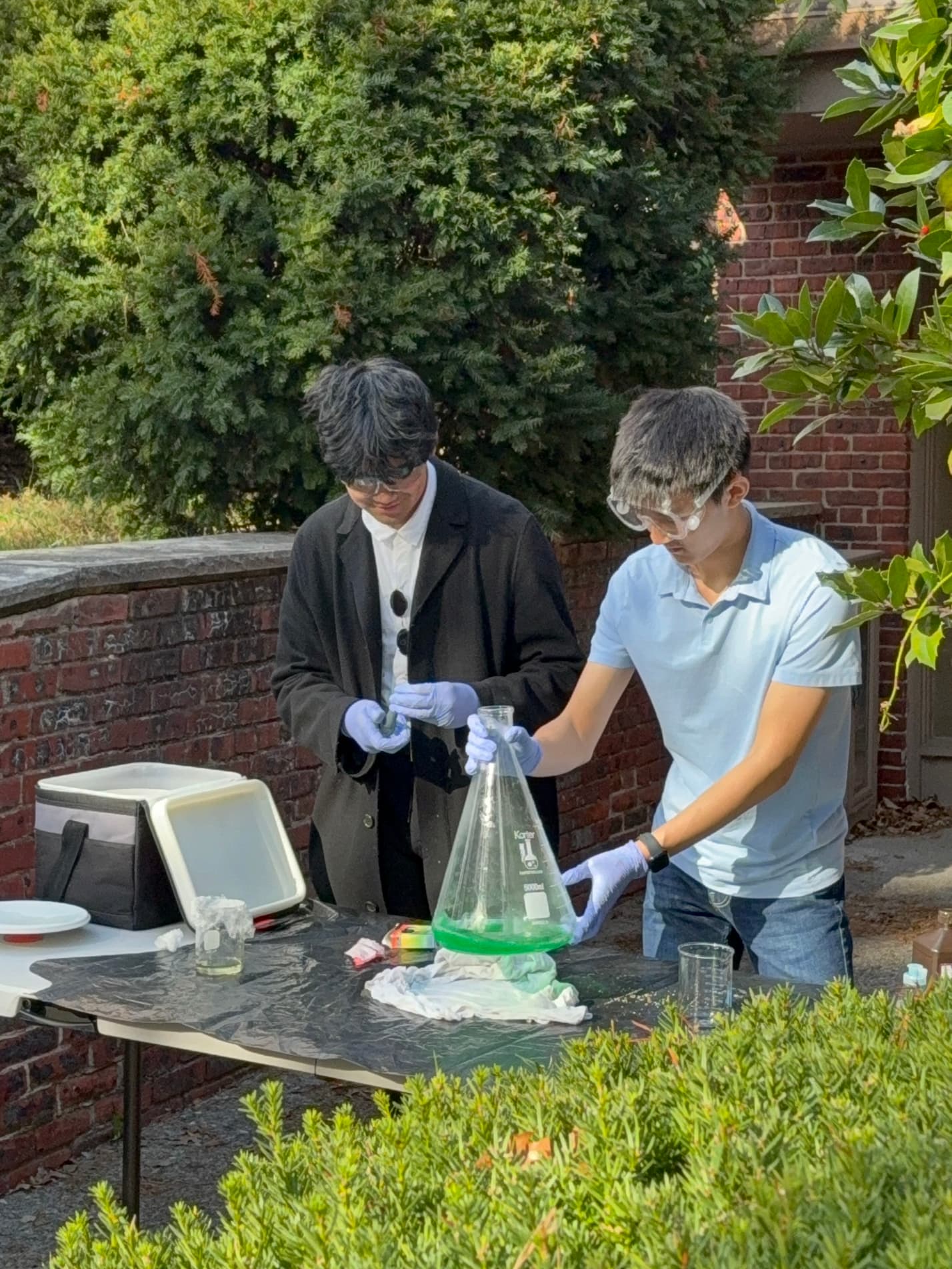 Preparing the ingredients